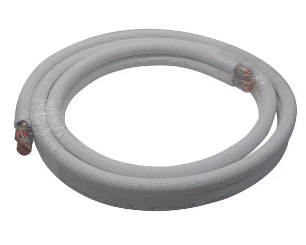 Doppelrohr aus isoliertem Kupfer 1/4 + 3/8 3 m.