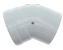 Winkelstück 45º männlich/weiblich 80/110 dicht | 81145MHP1