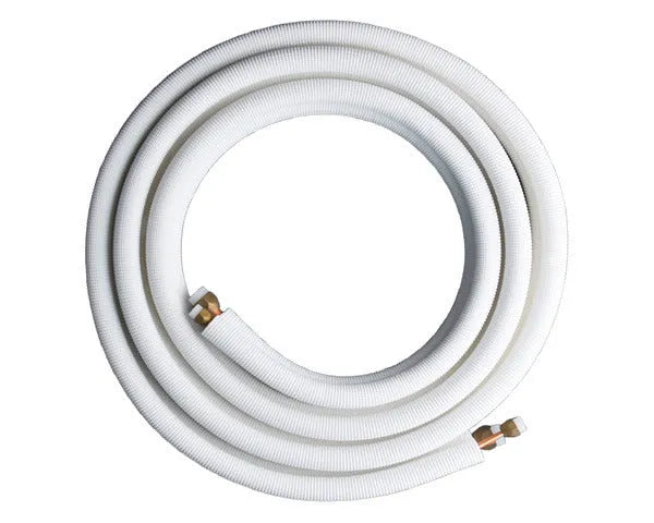 Doppelrohr aus isoliertem Kupfer 1/4+1/2 5 m.