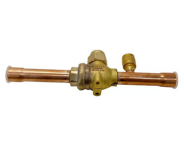 Sanhua Kugelhahn SBV 1/2" zum Löten mit Überwurfmutter