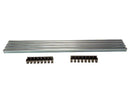 Lüftungsgitter 600x122mm Edelstahl