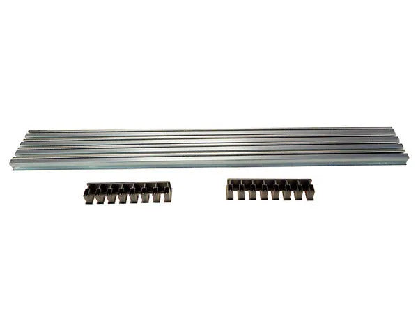 Lüftungsgitter 600x122mm Edelstahl