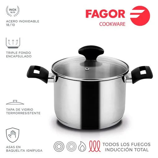 FAGOR Olla ALAIA + Tapa Ø20
