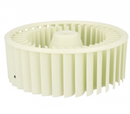 Rotor ventilador secadora C00869331, vista lateral con el cubo central
