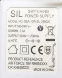 Ladegerät 18V Staubsauger Air Force Rowenta RS-RH4901