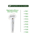 Cabezal masajeador depiladora Braun Silk Epil 9 Flex 81719650