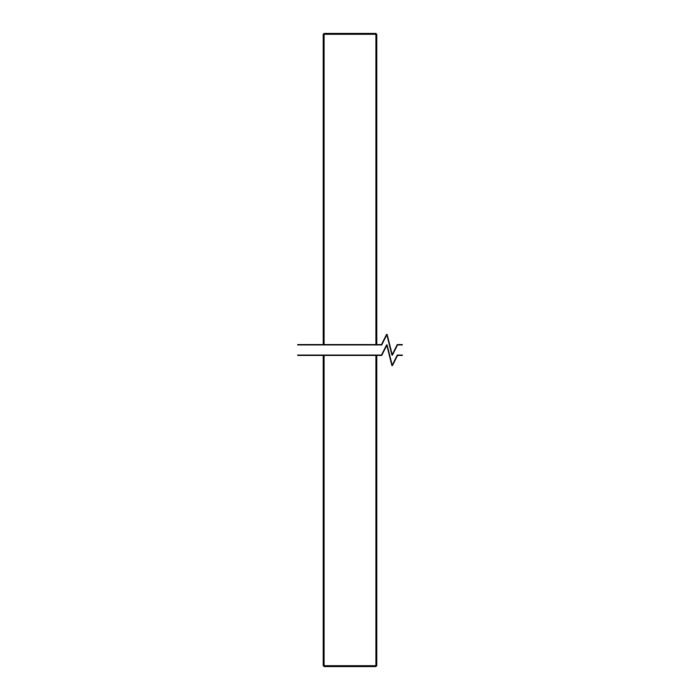 Dichtungsband für Rückwand 485x6mm Electrolux 1251139430