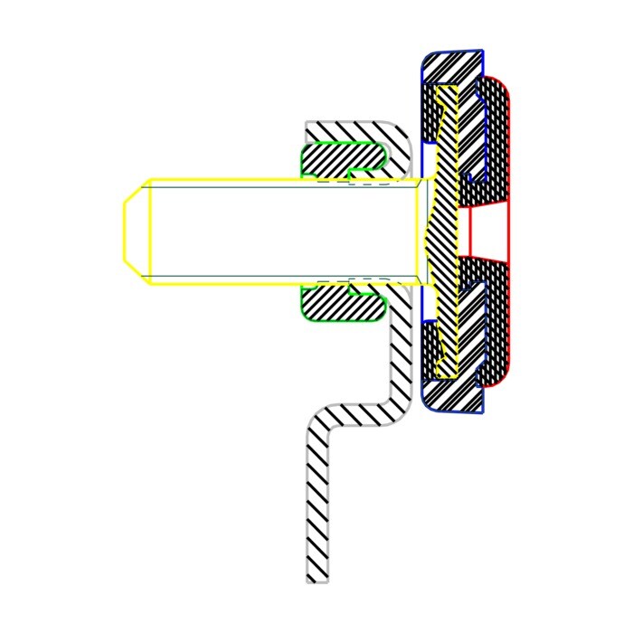 Electrolux Waschmaschinenbein 1245264310