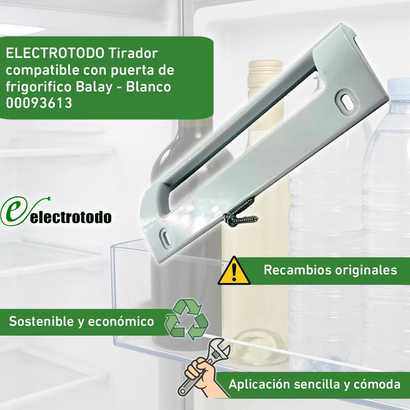 Balay, Lynx, Crolls, Bosch 00093613 Kühlschrankgriff