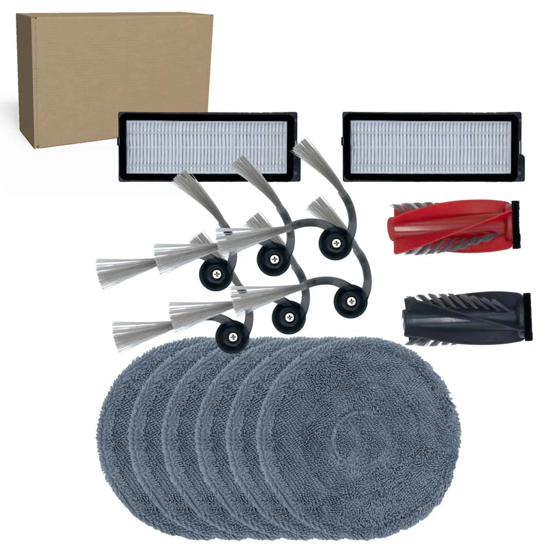 Kit de mantenimiento robot aspirador Roborock Qrevo Curv, Qrevo Curv S5X, Qrevo Edge y P20 Pro 15 piezas R0511