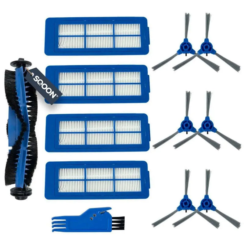 Kit de mantenimiento robot aspirador Eufy RoboVac 11S, 15C, 25C, 30C, 35C, G10, G20, G30, R450 y R500 12 piezas S0914