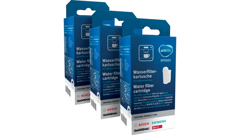 3er-Pack Wasserfilter für Kaffeevollautomat Siemens, Neff 17000706