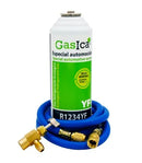 Gas refrigerante GASICA YF GASICA YF - R1234yf + manguera carga 1/4"x1/4" + válvula