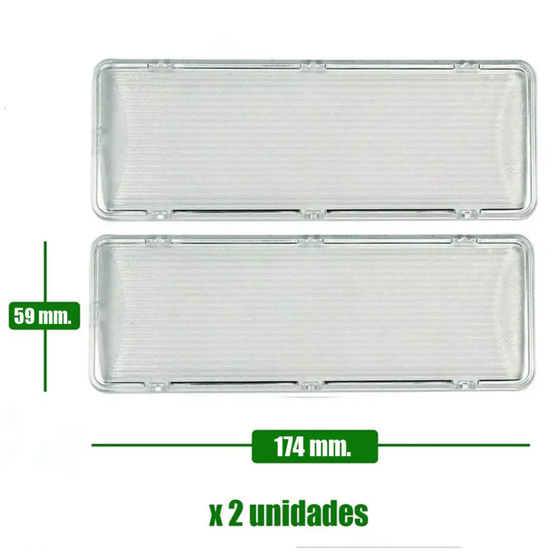 ORIGINAL Lichtabdeckung für Balay, Bosch, Siemens, Lynx Dunstabzugshaube, 2 Stück