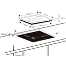 Placa de inducción horizontal Dual Lacor 69333 - imagen 3