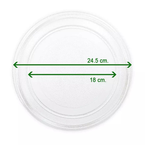 Plato microondas diámetro 24.5cm Universal