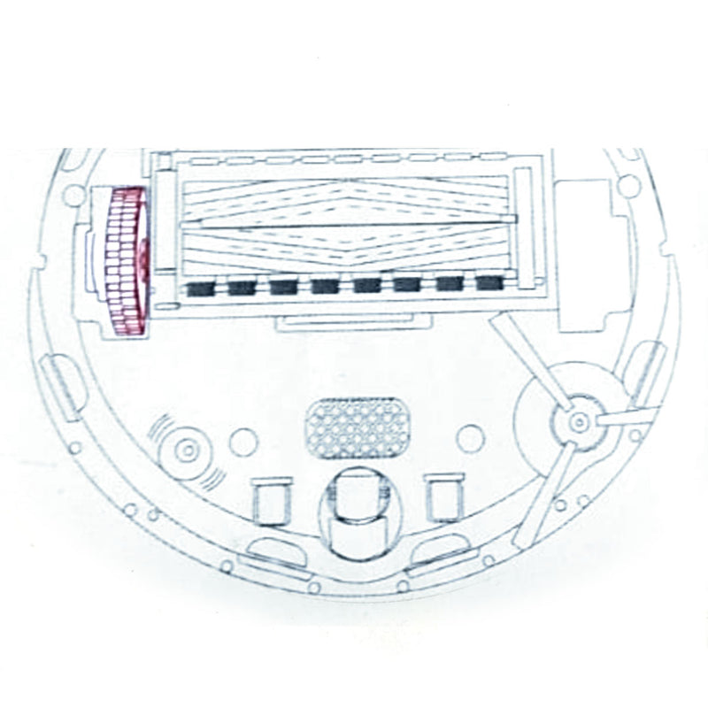 Roomba rueda izquierda robot aspiradora 500, 600, 700, 800, 900