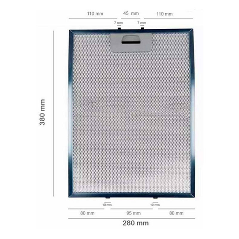 Filtro de campana C610 C620 Teka 38 x 28 cm 61865020